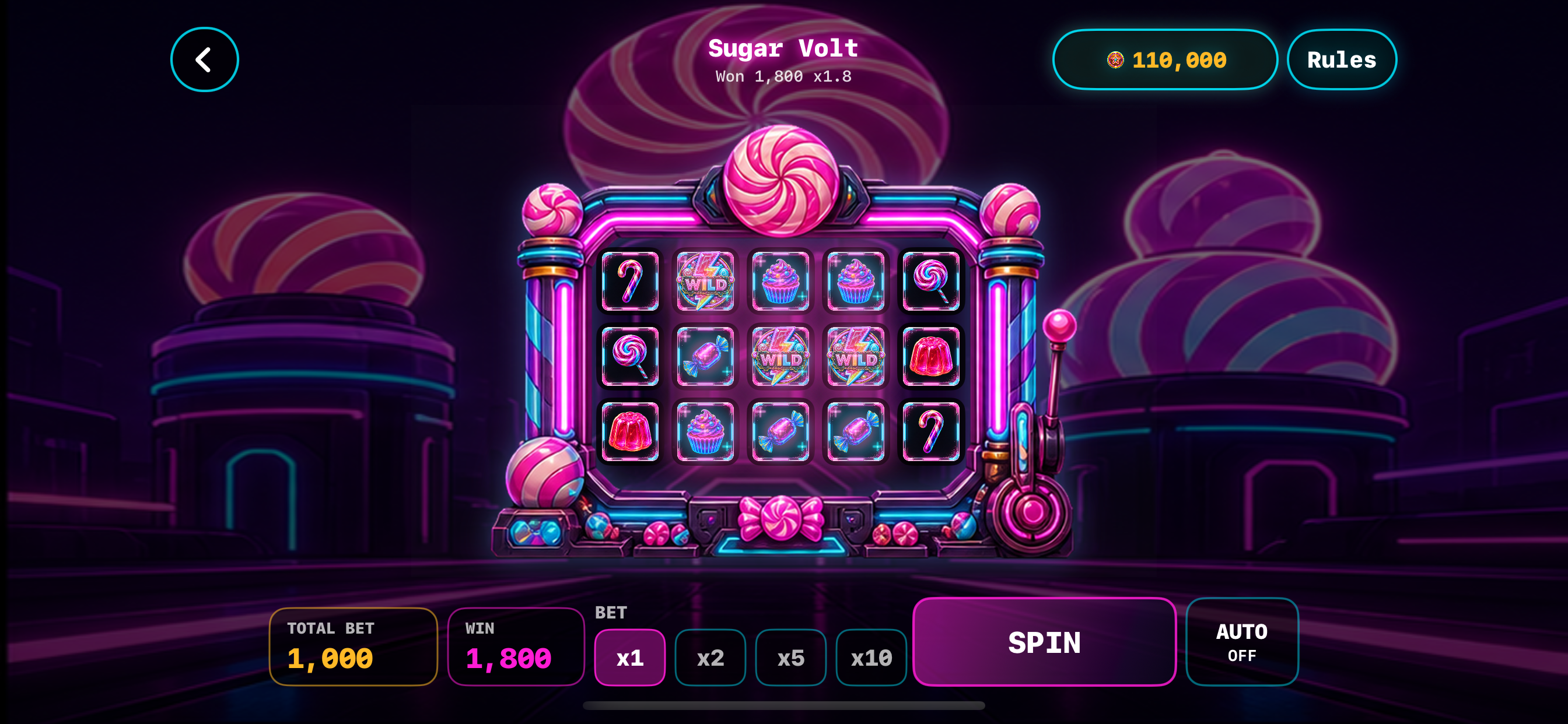 Neon Fever Casino gameplay screenshot 2