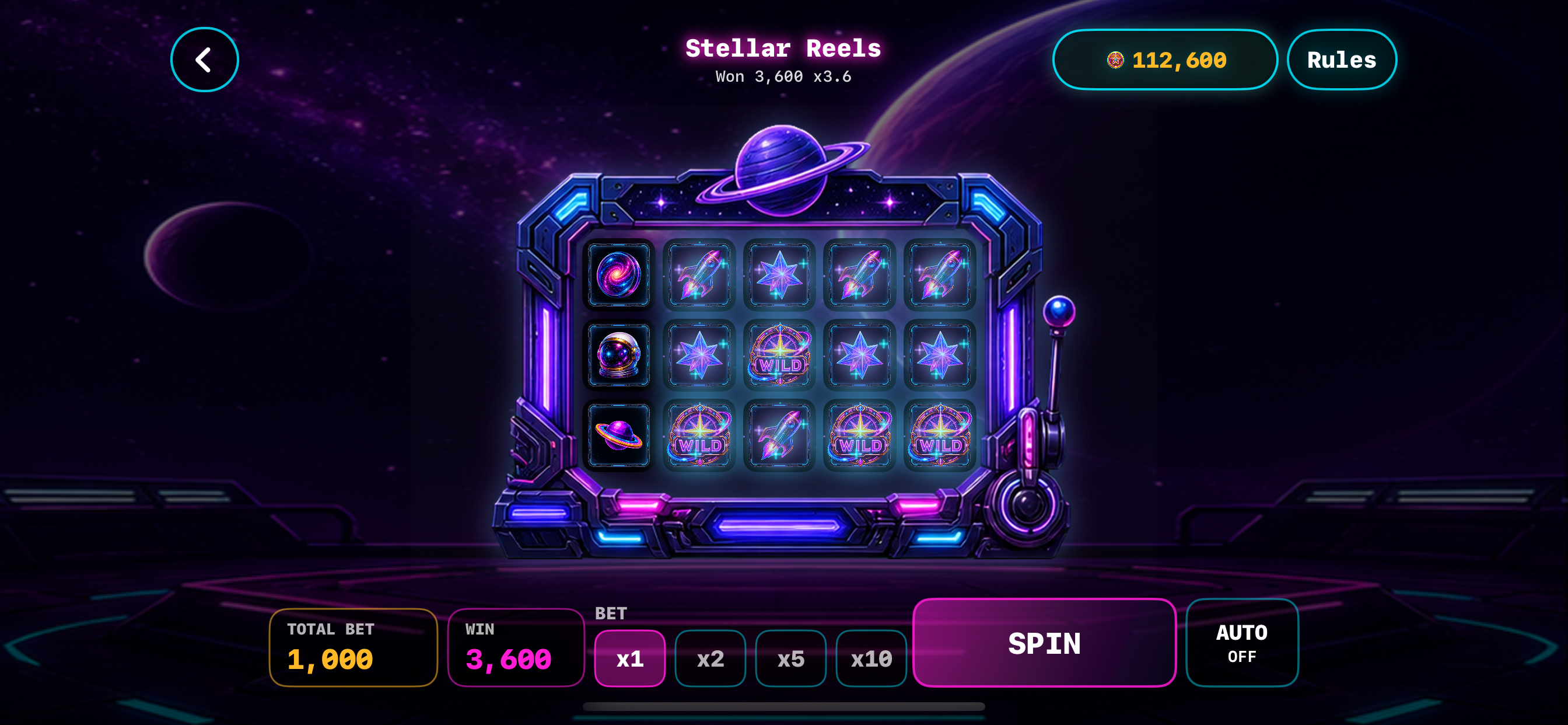 Neon Fever Casino gameplay screenshot 3
